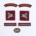 2nd South Staffordshire 1st Airborne Glider BD Badge Set