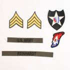 John Lennon Reinhardt shirt badge set