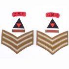 RMP Royal Military Police Sergeant 3rd Division Badge Set