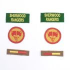 Sherwood Rangers, 8th Armoured Brigade, (D Day and 30 Corp Route March) BD Badge set