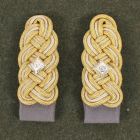 SS Gruppenfuhrer Shoulder Boards Wire Bullion