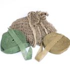 WW2 Jeep Net with Green and Brown Hessian Rolls