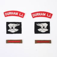 11th Durham Light Infantry, 70th Infantry Brigade, 49th Div Normandy Badge set