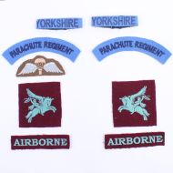 12th Yorkshire Parachute Reg 6th Airborne BD badge Set