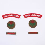 1/4th South Lancs Reg, 164 Brigade, 55th West Lancs Div badge set