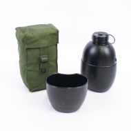 1958 Water Bottle and Webbing Pouch Set