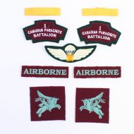 1st Canadian Parachute battalion, 6th Airborne Div Normandy badge set