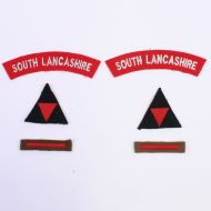 1st South Lancashire Reg, 3rd Infantry Division Normandy badge set