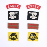 2nd Essex Reg, 56th Infantry Brigade, 49th Div Normandy Badge set