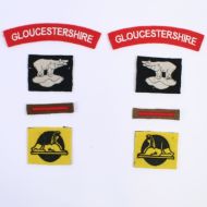 2nd Gloster Reg, 56th Infantry Brigade, 49th Div Normandy Badge set