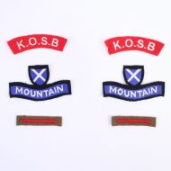 4th Kings Own Scottish Borderers, 155th Brigade, 52nd Div Badge set