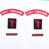 5th East Yorkshire Reg, 50th Division Normandy badge set