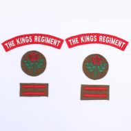 5th Kings Regiment, 165 Brigade, 55th West Lancs Div badge set