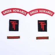 6th & 7th Green Howards Yorkshire Reg, 50th Division Normandy badge set