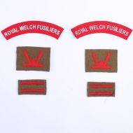 6th Royal Welch Fusiliers, 53rd Division Normandy badge set