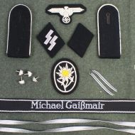 6th SS Gebirgsjager "Michael Gaissmair" Badge set