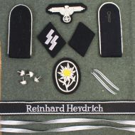 6th SS Gebirgsjager "Reinhard Heydrich" Badge set