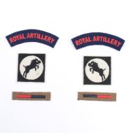 73rd Anti-Tank Royal Artillery Regiment , 30 Corp Badge set