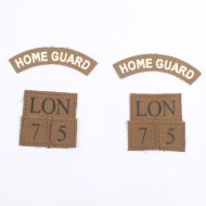 75th Battalion London District, Home Guard Badge set