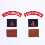 7th South Staffordshire Reg, 59th Staffs Div Badge Set