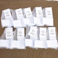 American MP Baton Holder White Webbing Pack of 10