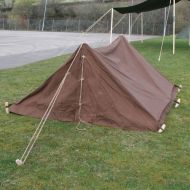 British Army Bivi Tent with Pegs and Poles Brown by Kay Canvas