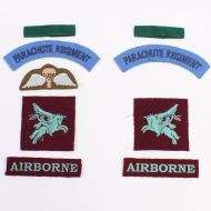 British 7th (Light Infantry) Parachute battalion 6th Airborne division badge set