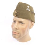Private Pikes Field Service Dads Army Side Cap and RWK Cap badge