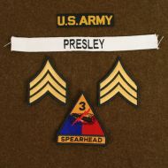 US Army 3rd Armoured Division Elvis Presley badge set