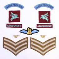 Glider Pilots Staff Sergeant BD Airborne Badge set