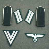 M36 Army Infantry Obergefreiter Rank Uniform Badge Set