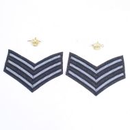 RAF Flight Sergeant Rank with Brass crowns 