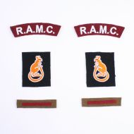 Royal Army Medical Corp, 7th Arm Div Normandy Badge Set RAMC