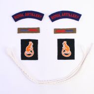 Royal Artillery, 7th Armoured Division Normandy badge set