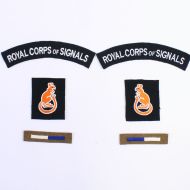 Royal Signals 7th Arm Div Normandy BD Badge Set