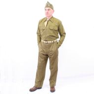 US WW2 Enlisted Mans Uniform Basic Shirt Set