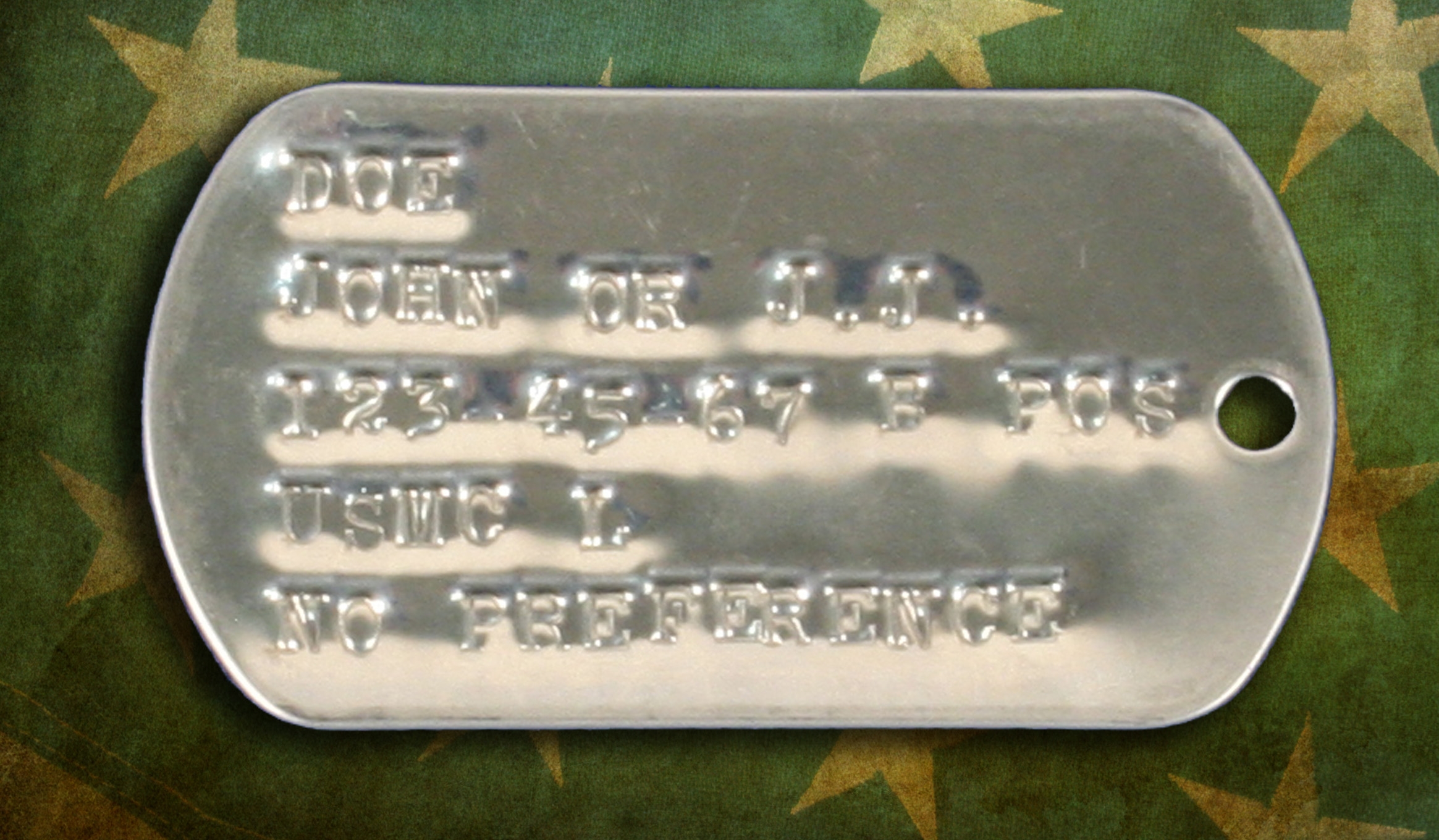 USMC Vietnam Dog Tag Single